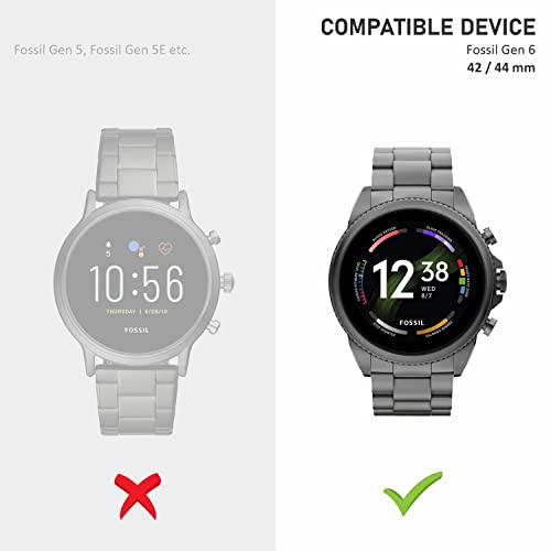 SupCares Military-Grade Gorilla Tempered Glass Screen Protector for Fossil Gen 6 (42 mm / 44 mm) With Installation Kit | Transparent | Pack of 2 - Image 2