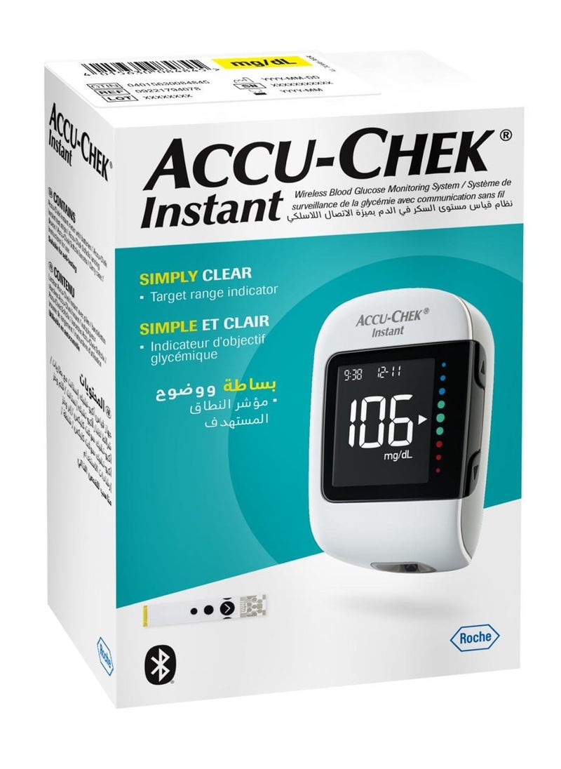 ACCU-CHEK Instant Instant Blood Sugar Measuring Device With High Accuracy  - Image 1