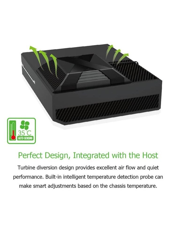 Ipega - PG-X010 External Cooling Fan USB Power 35 Degree Smart Auto-Sensing Built-in Cooler Temperature Control Fan compatible with XBox One - Image 1