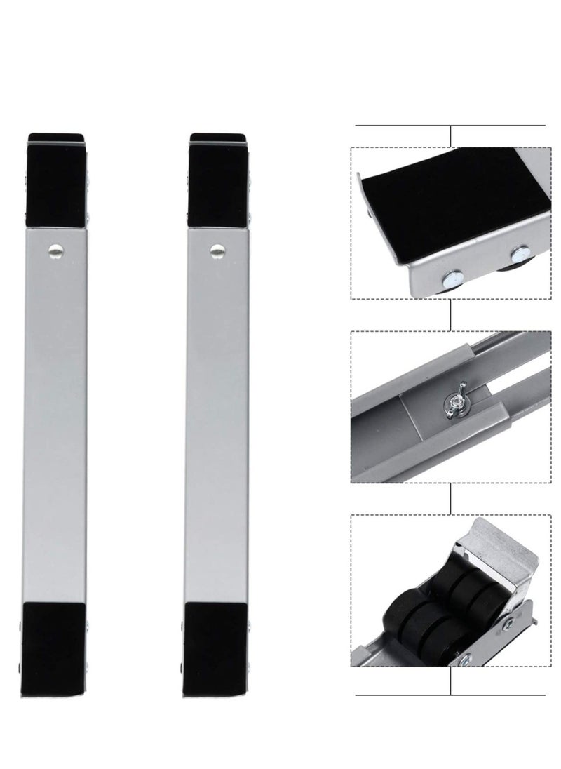 Washing Machine Stand with Wheels Adjustable Roller Base Mobile Roller Refrigerator Base Moving Cart for Dryer Fridge Furniture - Image 4