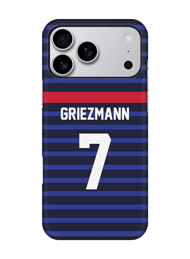 Stylizedd For iPhone 17 Pro Max,Case, [Compatible with MagSafe] Magnetic cover Slim fit Protection Matte, - Football - France,  Griezmann