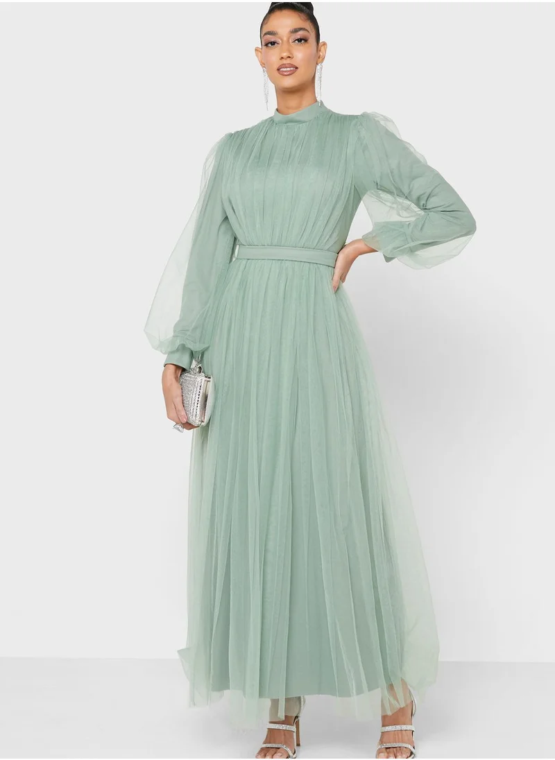 Khizana A-Line Tulle Dress