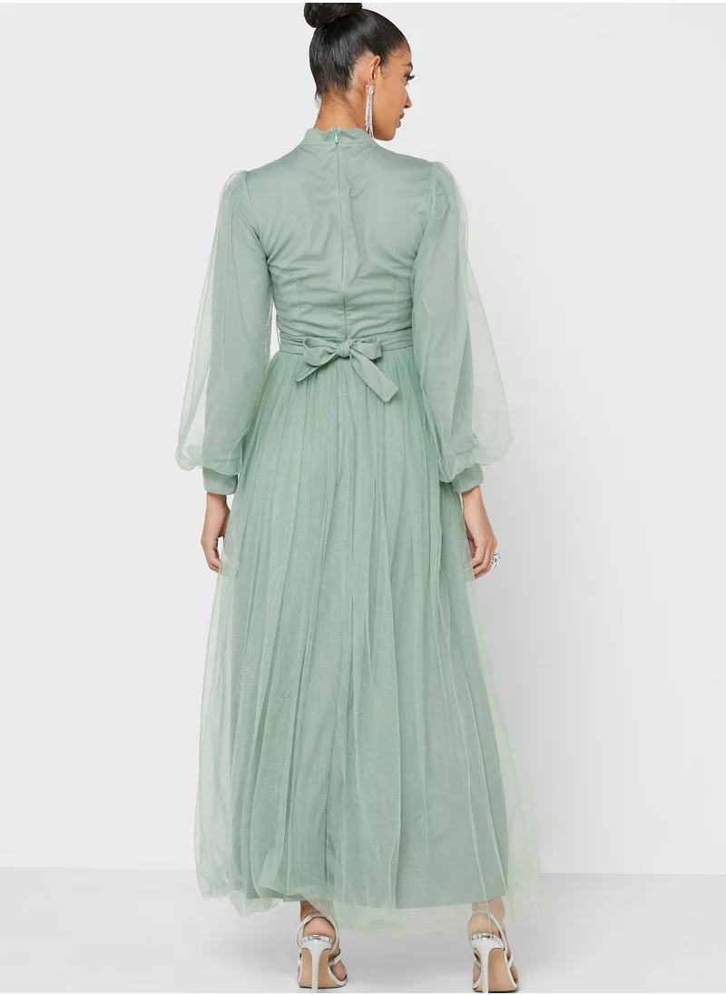 Khizana A-Line Tulle Dress