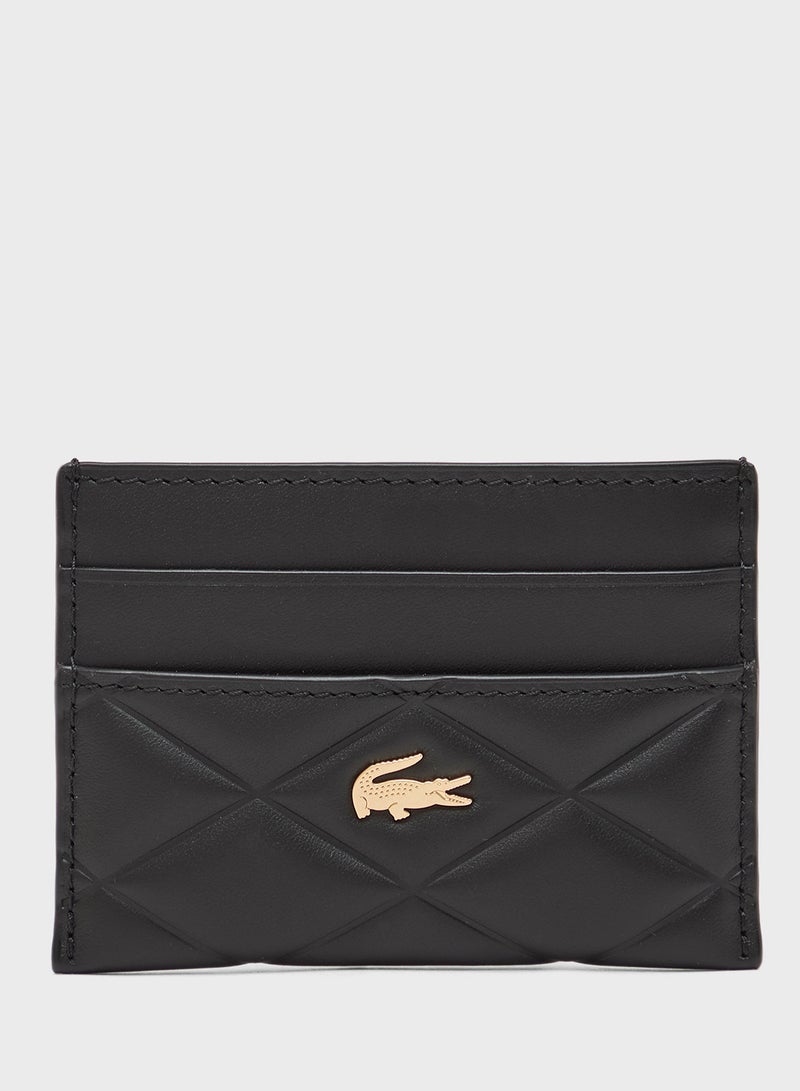 LACOSTE Logo Qulited Cardholder - Image 1