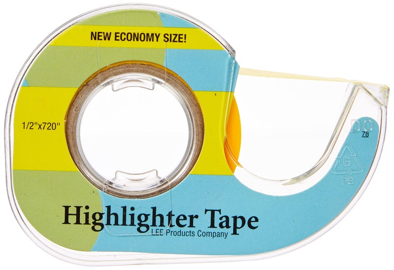 LEE Fluorescent Highlighter Tape 1/2"X720"-Fluorescent Yellow - Image 3