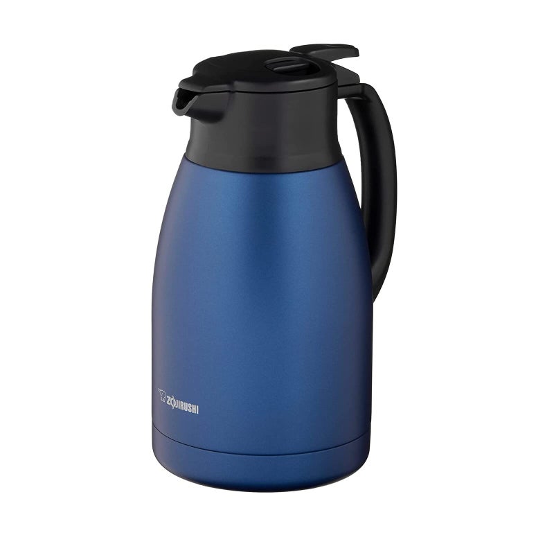 Zojirushi Zojirushi SH-HC15AD Stainless Steel Vacuum Carafe, 1.5 Liter, Matte Navy  - Image 1