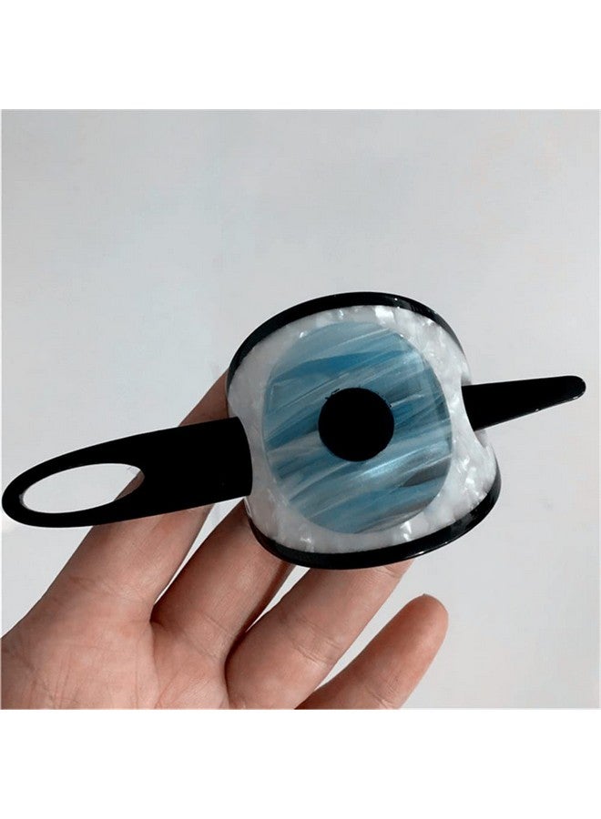 QTMY Acetate Evil Eye Hair Slide Hairpin Hair Stick Clips Creative Hair Barrette Hair Pin Hair Accessories For Women Girlsblack - Image 4