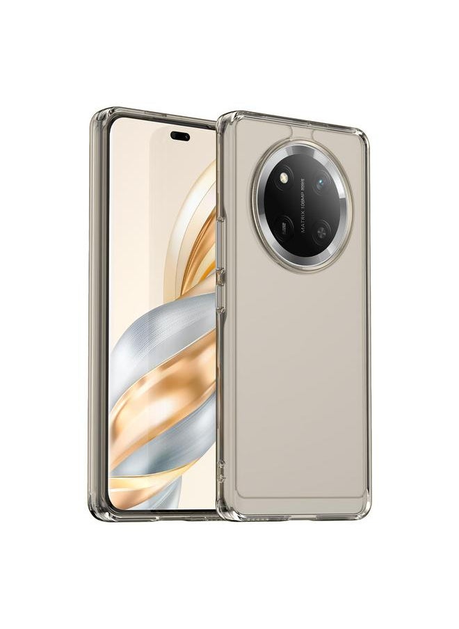 Zaboon For Honor X9c Candy Series TPU Phone Case(Transparent Grey) 