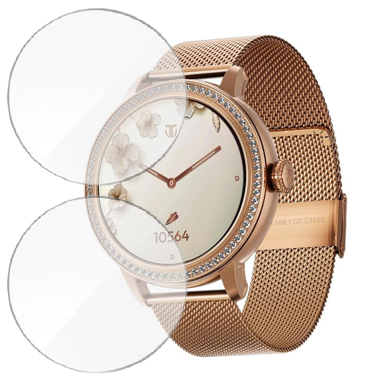 HELLOSCREEN 2-Pack | Screen Protector Guard for Titan Valerie | 1.19 inch | Smartwatch - Flexible & Ultrathin TPU Film, 9H Scratch Resistant, Bubble Free - Not Tempered Glass - Image 1