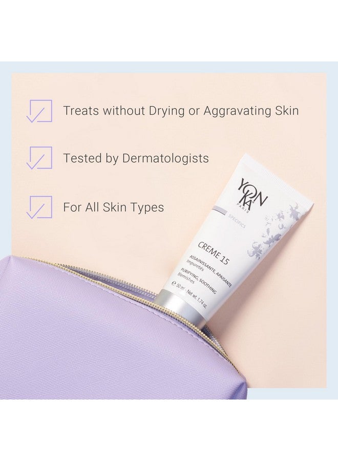 Yonka Yonka Specifics Creme 15 (50Ml) Acne Treatment Cream To Purify And Balance Blemish Prone Skin Soothe Irritation With Chamomile Parabenfree - Image 3