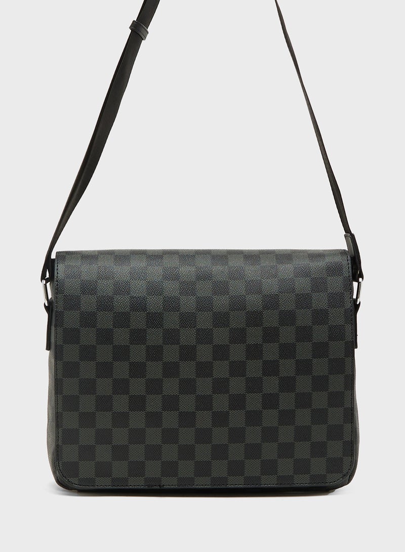 Robert Wood Casual Printed Crossbody Bag - Image 1