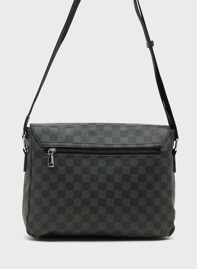 روبرت وود Casual Printed Crossbody Bag