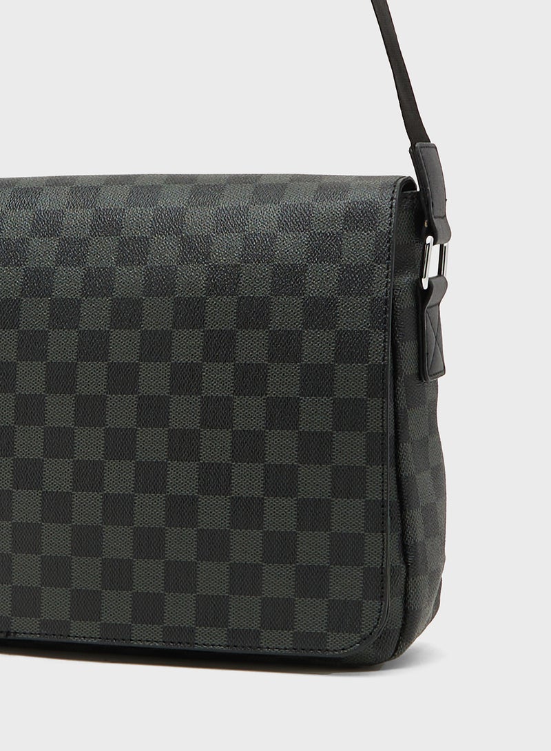 Robert Wood Casual Printed Crossbody Bag - Image 4