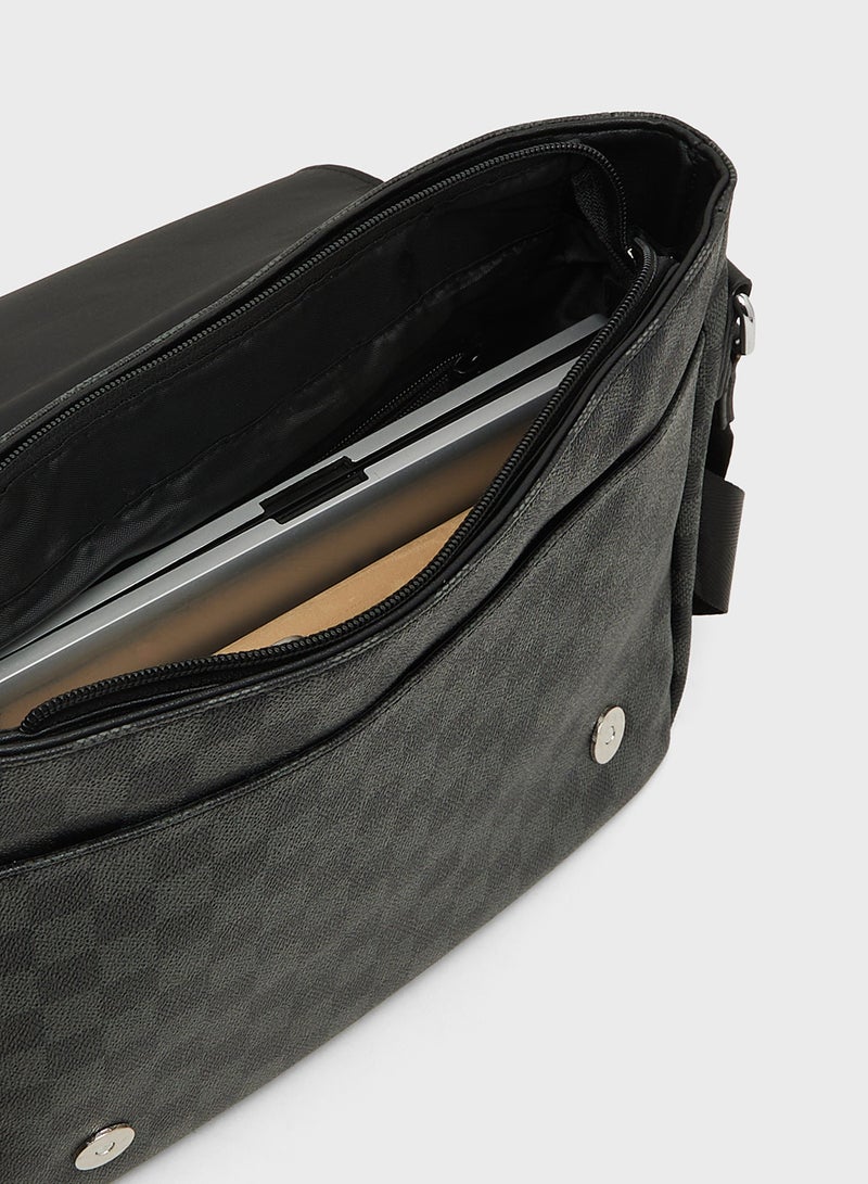 Robert Wood Casual Printed Crossbody Bag - Image 5