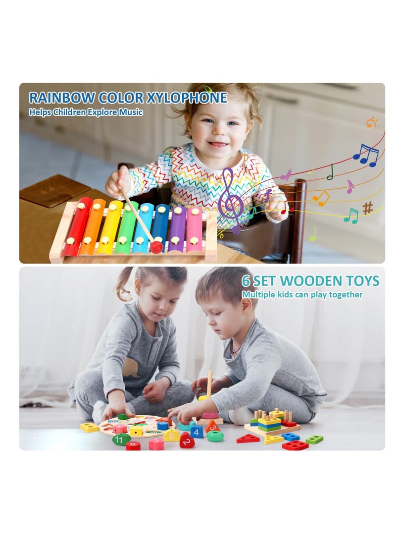 Generic 6PCS Kids Wooden Montessori Toys Preschool Educational Learning Toy  - Image 5