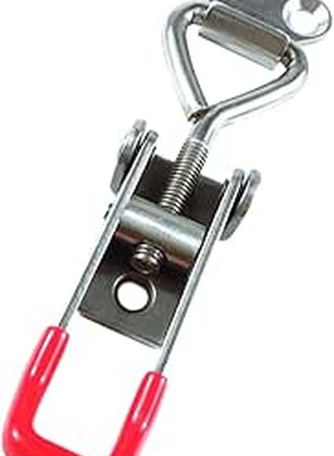 Adjustable Stainless Steel Toggle Clamp Quick Release Door Bolt Tool for Woodworking - Image 1