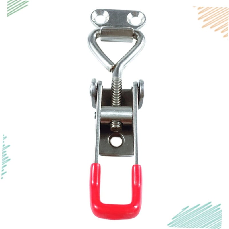 Adjustable Stainless Steel Toggle Clamp Quick Release Door Bolt Tool for Woodworking - Image 4