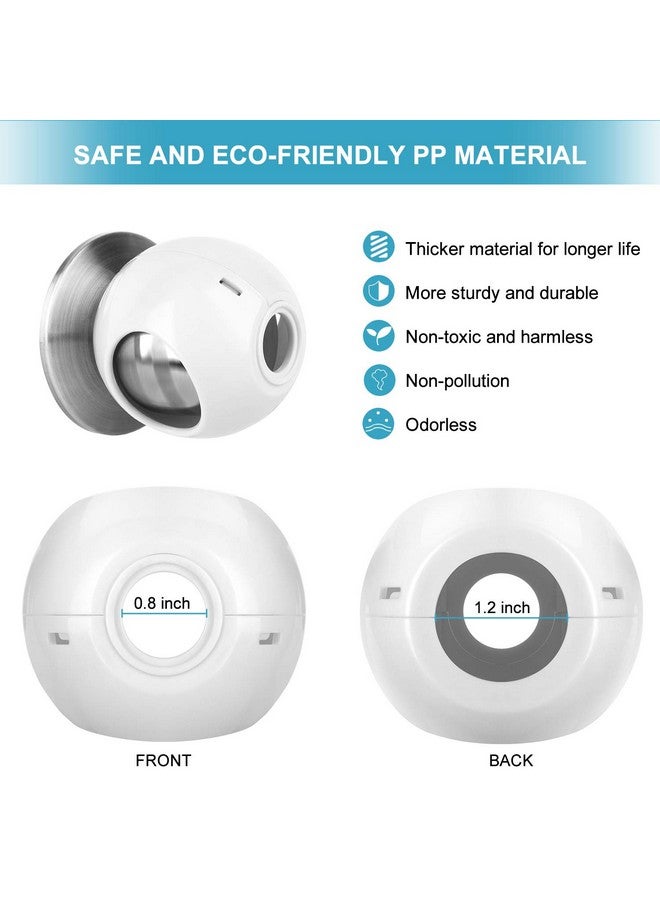 GRENFU Door Knob Safety Cover for Kids (4 Pack) New Shape & Structure Design Child Door Knob Covers Prevent Children from Opening Doors Baby Safety Door Knob Locks Fit Most Knobs - Image 5