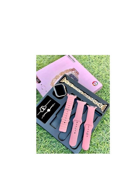 Smart Watch for Women Chic and Modern with Lobes and Metal Case -G10 MINI with 4 Assorted Bracelets