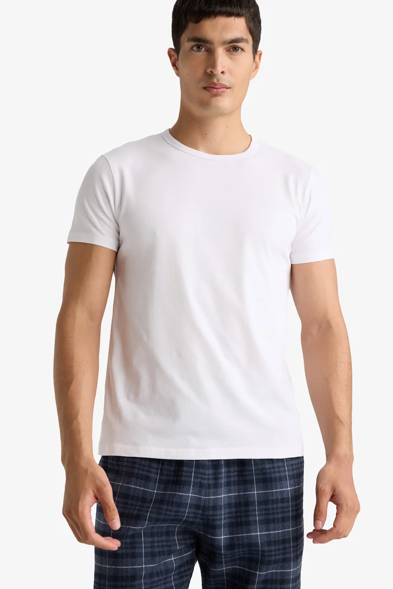 Defacto Slim Fit Short Sleeve Knitted Tops