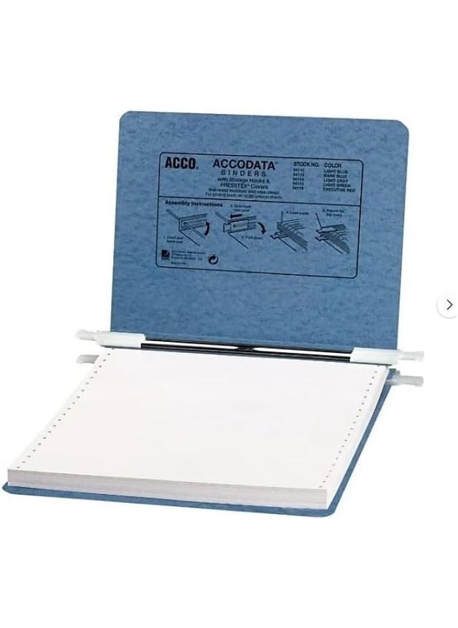 ACCO ACCO PRESSTEX Covers w/ Hooks, Unburst, 9 1/2 x 11 Sheets, Dark Blue (54113)  - Image 3