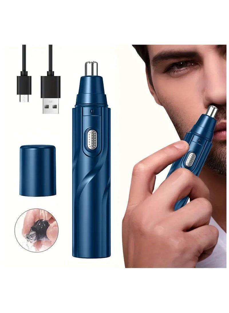 ORiTi Men's Ear And Nose Trimmer Rechargeable USB Electric Nose Hair Trimmer Suitable For men - Painless Eyebrow And Facial Hair Removal Nose Trimmer  - Image 1