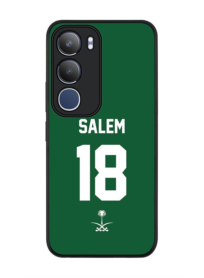 Stylizedd For vivo Y19s / Y19s Pro Case,Slim fit Camera Protection, Shockproof Thin Phone cover  - Football - Saudi Arabia,  Salem