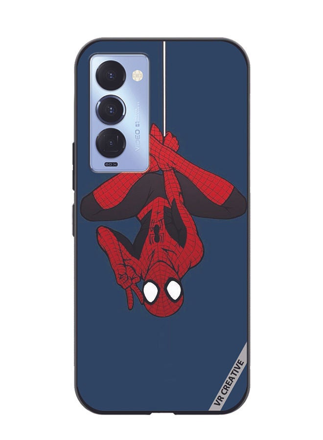 VR CREATIVE Protective Case Cover For Tecno Camon 18/18 P Spiderman Design Multicolour - Image 1