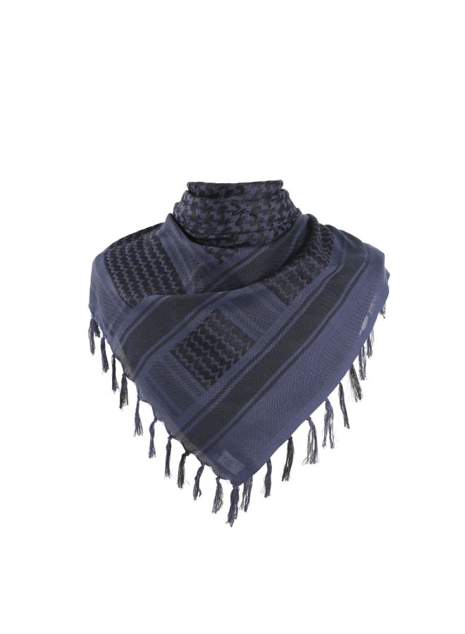 Cotton Wild Desert Scarf Neck Hood Neck Scarf Men's And Women's Arabian Tassel Scarf Desert Wrap - Image 1