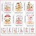 ANGOLIO 12Pcs Watercolor Mushroom Fairy Honeycomb Centerpieces Party Decorate Pink Baby Fairy Paper Topper Honeycomb 3D Table Decoration for Kids Party Baby Shower Birthday Supplies - Image 4