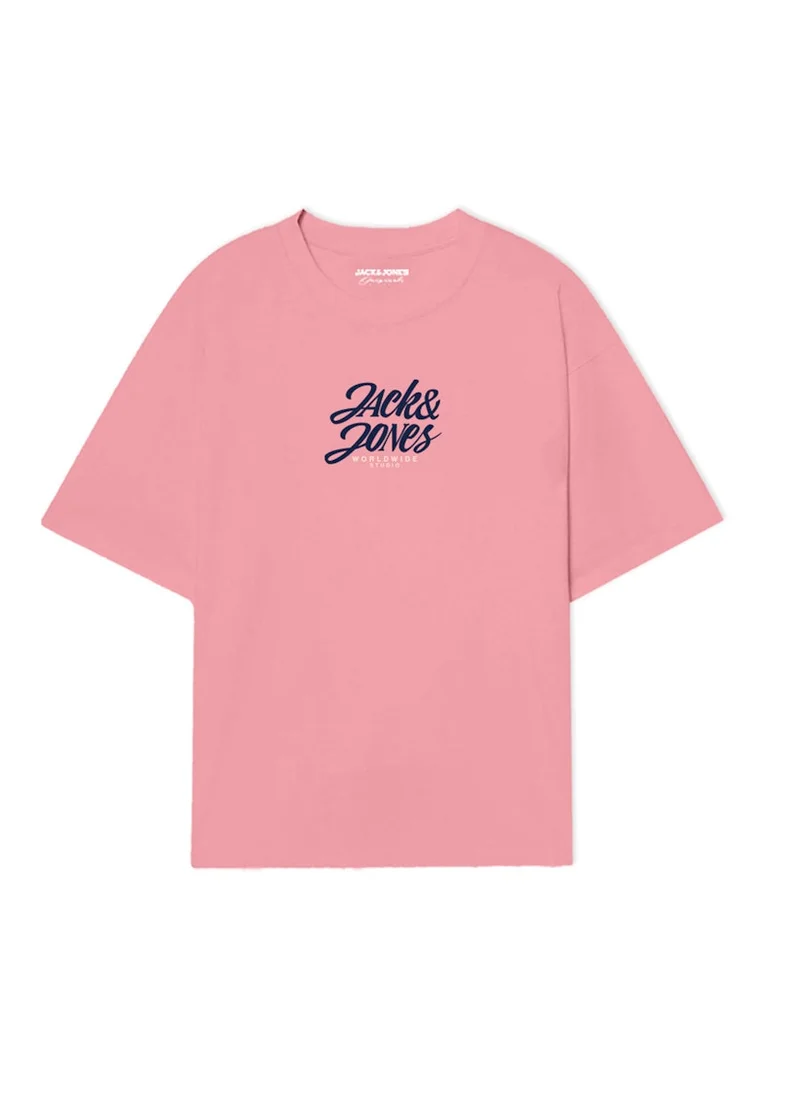 JACK & JONES Jortavira Crew Neck Printed T-Shirt
