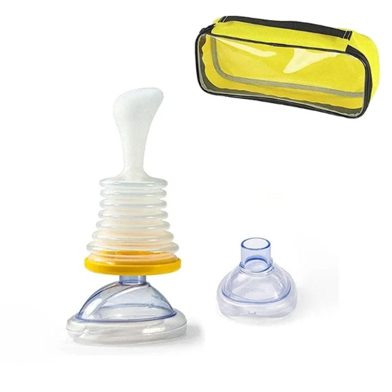 Household portable suffocation first aid kit, lung capacity breathing trainer (universal for adults and children) - Image 1
