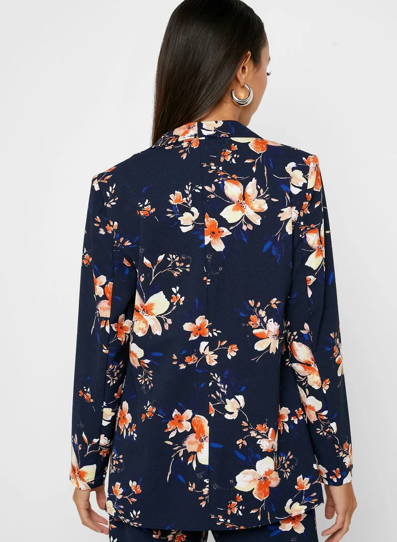 VERO MODA Floral Print Blazer