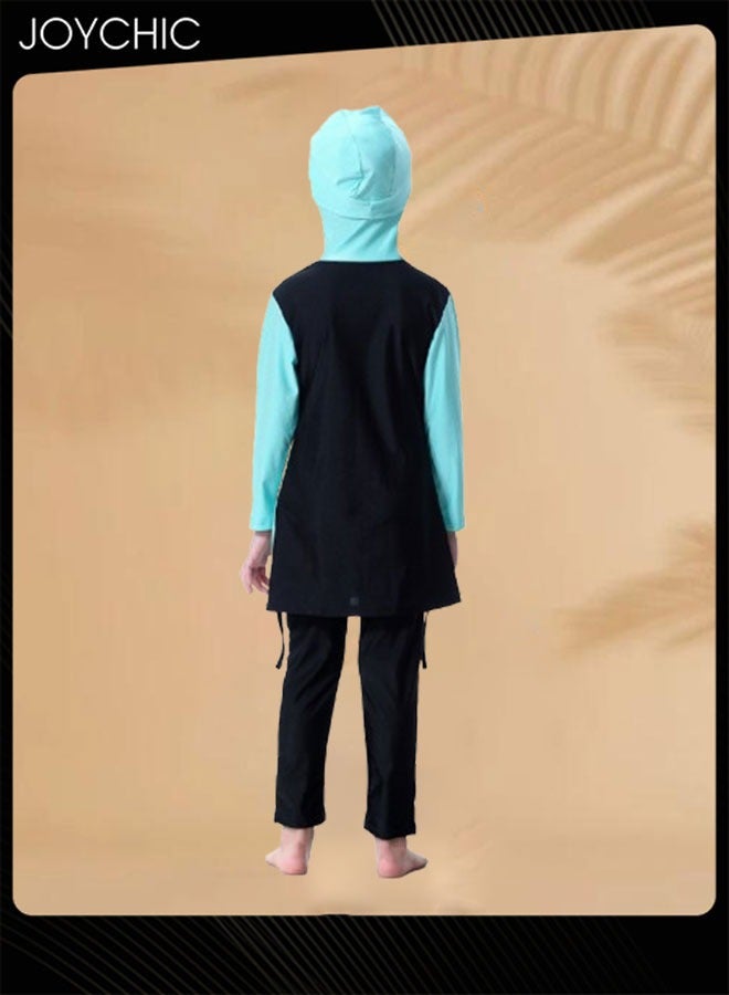Joychic Girls Muslim Modest Summer Long Sleeve Full Coverage Sun Protection Swimwear Quick-drying and Breathable Beach Wear - Image 5