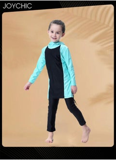 Joychic Girls Muslim Modest Summer Long Sleeve Full Coverage Sun Protection Swimwear Quick-drying and Breathable Beach Wear  - Image 3