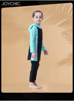 Joychic Girls Muslim Modest Summer Long Sleeve Full Coverage Sun Protection Swimwear Quick-drying and Breathable Beach Wear  - Image 4