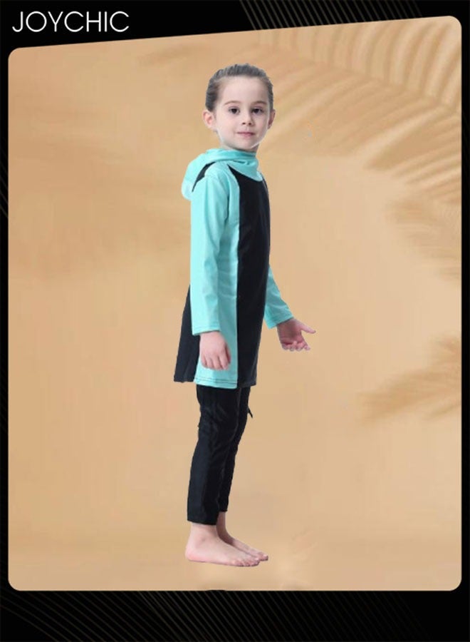 Joychic Girls Muslim Modest Summer Long Sleeve Full Coverage Sun Protection Swimwear Quick-drying and Breathable Beach Wear - Image 4