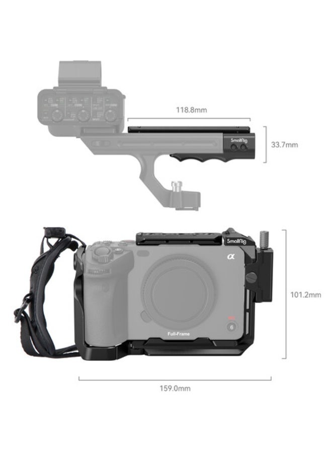 SmallRig Handheld Cage Kit for Sony FX30 / FX3 4184B - Image 2