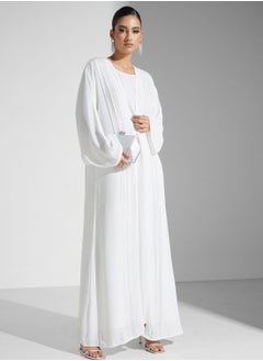 Embellished Front Open Abaya