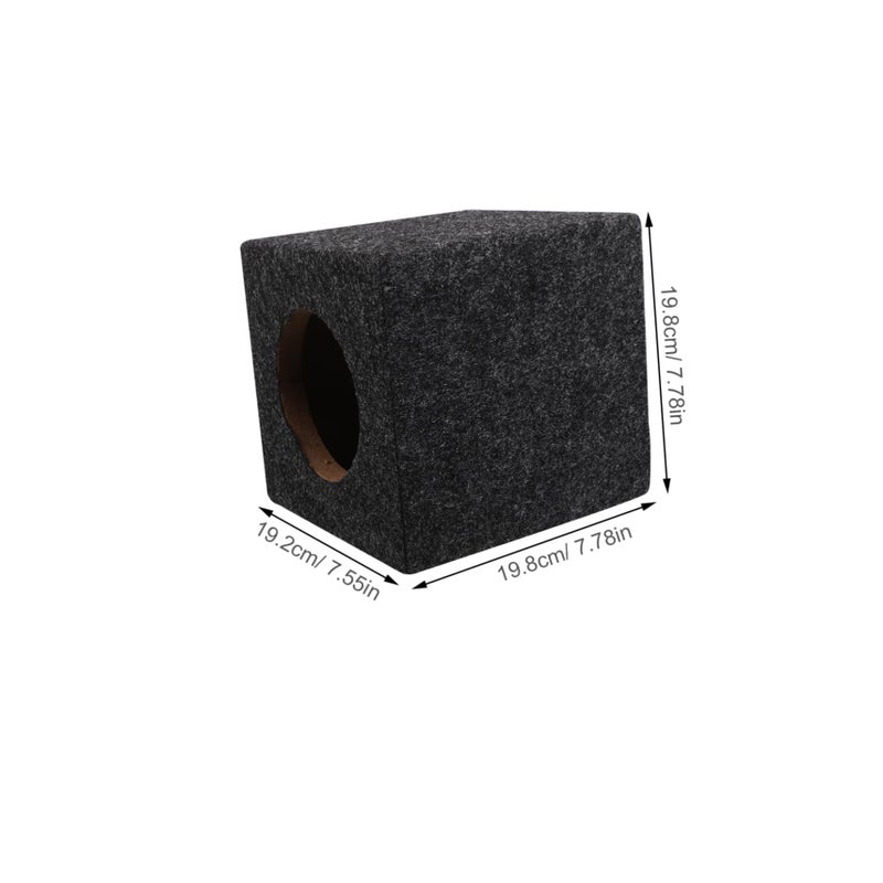 Square Wooden Subwoofer Enclosure Box 5 Inch Speaker Cabinet For Car Audio Upgrade - Image 3