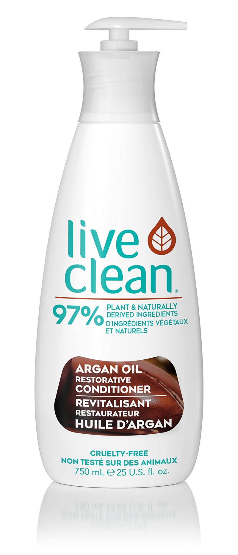 Live Clean Argan Oil Conditioner, 750-Milliliter