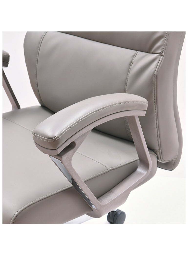 Multiwood Superior Comfort Office Seating with Deep Padding, Posture Support and Relaxed Tilt Function – Grey - Image 2
