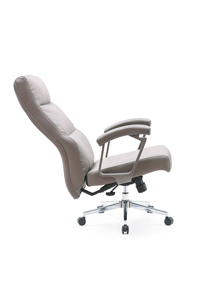 Multiwood Superior Comfort Office Seating with Deep Padding, Posture Support and Relaxed Tilt Function – Grey - Image 5