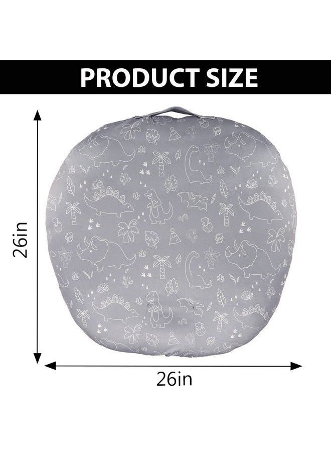 DILIMI Newborn Lounger Cover Removable Cover Ultra Soft Comfortable Lounger Slipcover Removable Cover For Infant Lounger Pillow Dinosaur - Image 5