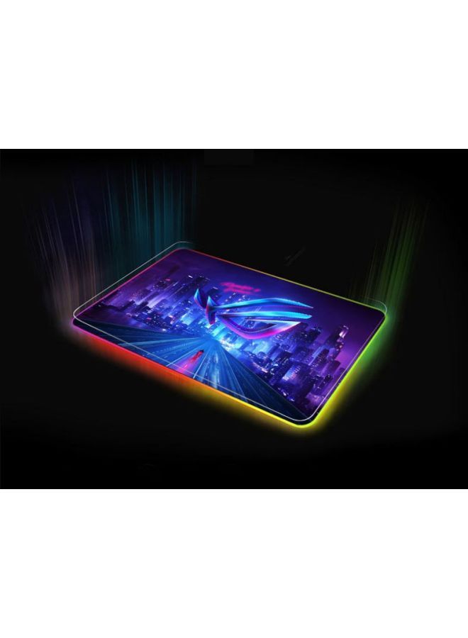 NIBEMINENT City Light Printed Colour Changing LED Mouse Pad Blue/Green/Purple  - Image 3