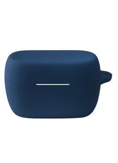 ماركة غير محددة جراب سيليكون لجهاز Jabra Elite 4، جراب واقٍ مقاوم للصدمات وغطاء واقٍ للجلد لجهاز Jabra Elite 4 مع سلسلة مفاتيح (أزرق)  - Image 1
