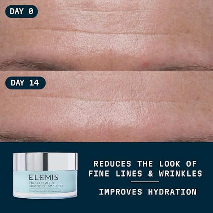 ELEMIS Pro-Collagen Marine Cream SPF 30, Lightweight Anti-Wrinkle Daily Facial Moisturizer - Image 2
