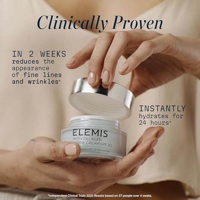 ELEMIS Pro-Collagen Marine Cream SPF 30, Lightweight Anti-Wrinkle Daily Facial Moisturizer - Image 5