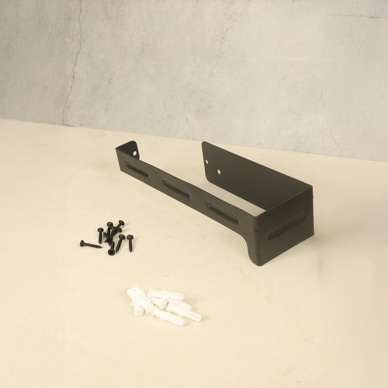 Spillbox Metal Toilet Paper Holder with Mobile Stand, Wall Mounted|Tissue Paper Roll Holder|Toilet Roll Holder for Bathroom Accessories (Large) - Image 4