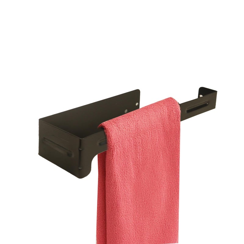 Spillbox Metal Toilet Paper Holder with Mobile Stand, Wall Mounted|Tissue Paper Roll Holder|Toilet Roll Holder for Bathroom Accessories (Large) - Image 2